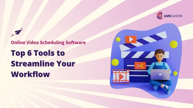 Dashboard view of a Video Scheduling Software showing a centralized calendar and list of upcoming video posts, illustrating efficient Online Video Scheduling Software management. Keywords used: "Video Scheduling Software: Online Video Scheduling Software: Scheduling Software"